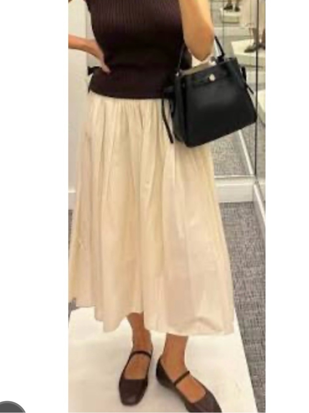 H&M Midi A Line Skirt
